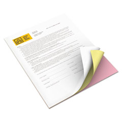 xerox™ Revolution Carbonless 3-Part Paper, 8.5 x 11, Pink/Canary/White, 5,010/Carton