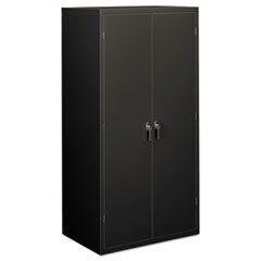 HON® Assembled Storage Cabinet, 36w x 24.25d x 71.75, Charcoal