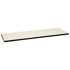 HON® Huddle Multipurpose Rectangular Top, 72w x 24d, Silver Mesh/Black