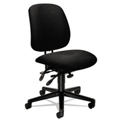HON® 7700 Series Asynchronous Swivel/Tilt Task chair, Seat Glide, Black