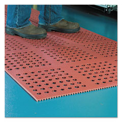 ES Robbins® Pro Lite Four-Way Drain Mat, 24 x 36, Terra Cotta