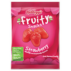 Kellogg's® Fruity Snacks, Strawberry, 2.5oz Bag, 48/Carton