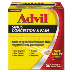 Advil® Sinus Congestion & Pain Relief, 50/Box
