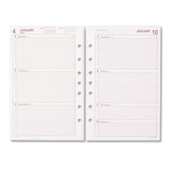 AT-A-GLANCE® Day Runner® Weekly Planning Pages Refill, 5 1/2 x 8 1/2, 2018