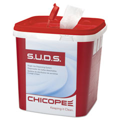 Chicopee® S.U.D.S. Single Use Dispensing System Towels F/Chlorine,10x12,110/Roll,6Rl/Ctn