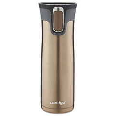 Contigo® West Loop AUTOSEAL Travel Mug, 20 oz, Latte, Stainless Steel
