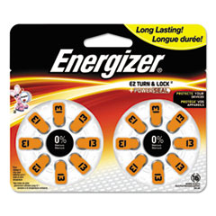 Energizer® Hearing Aid Battery, Zero Mercury Coin Cell, 13, 1.4V