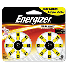Energizer® Hearing Aid Battery, Zero Mercury Coin Cell, 10, 1.4V