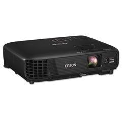 Epson® PowerLite 1264 WXGA 3LCD Projector, 3200 Lumens, 1280 x 800 Pixels, 1.2x Zoom