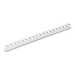 Fellowes® Plastic Comb Bindings, 1/2" Diameter, 90 Sheet Capacity, White, 100 Combs/Pack