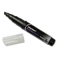 7520012943791, SKILCRAFT Dry Erase Marker, Broad Chisel Tip, Black, Dozen