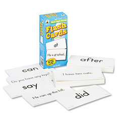 Carson-Dellosa Publishing Flash Cards, Basic Sight Words, 3w x 6h, 102/Pack