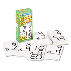 Carson-Dellosa Publishing Flash Cards, Multiplication Facts 0-12, 3w x 6h, 94/Pack