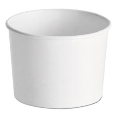 Huhtamaki Paper Food Containers, 12 oz, White, 1000/Carton