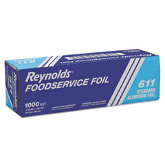 Reynolds Wrap® Metro Aluminum Foil Roll, Standard Gauge, 12" x 1,000 ft, Silver
