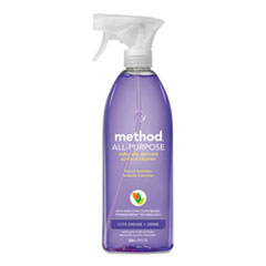 Method® All Surface Cleaner, French Lavender, 28 oz Bottle, 8/Carton