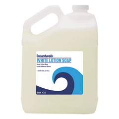 Boardwalk® Mild Cleansing Lotion Soap, Cherry Scent, Liquid, 1 gal Bottle, 4/Carton