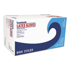 Boardwalk® General Purpose Powdered Latex Gloves, Large, Natural, 4 2/5 mil, 1000/Carton