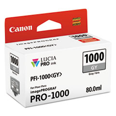 Canon® 0552C002 (PFI-1000) Lucia Pro Ink, Gray