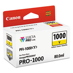 Canon® 0549C002 (PFI-1000) Lucia Pro Ink, Yellow