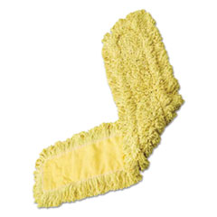 Rubbermaid® Commercial Trapper Looped-End Dust Mop Head, 12 x 5, Yellow