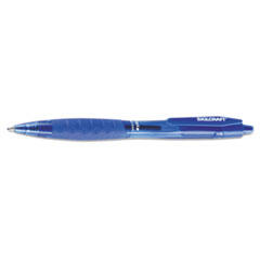 7520016451147, SKILCRAFT VISTA Ballpoint Pen, Retractable, Bold 1.4 mm, Blue Ink, Translucent Blue Barrel, Dozen