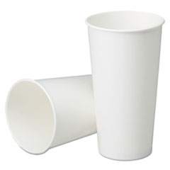 7350016457875, SKILCRAFT Disposable Paper Cups for Cold Beverages, 21 oz, White, 1,000/Box