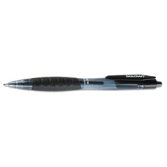 7520016451148, SKILCRAFT VISTA Ballpoint Pen, Retractable, Bold 1.4 mm, Black Ink, Smoke Barrel, Dozen