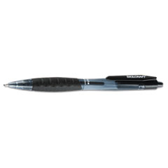 7520016451148, SKILCRAFT VISTA Ballpoint Pen, Retractable, Bold 1.4 mm, Black Ink, Smoke Barrel, Dozen NSN6451148