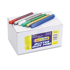 Chenille Kraft® Glitter Glue Pens, Assorted, 10 cc Tube, 72/Pack