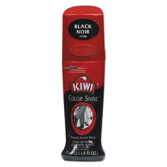 KIWI® Color Shine Instant Polish, Black, 75 mL, 12/Carton