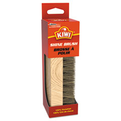 KIWI® Horsehair Brush, Brown, 12/Carton