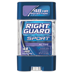 Right Guard® Sport Gel Deodorant, Active Scent, 3 oz Tube, 12/Carton