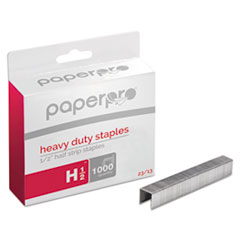 PaperPro® Heavy-Duty Staples, 1/2" Leg Length, 1000/Box