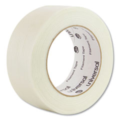 Universal® 350# Premium Filament Tape, 3" Core, 48 mm x 54.8 m, Clear