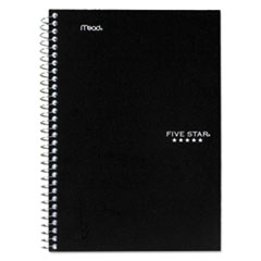 Five Star® Wirebound 2-Subject Notebook, College Rule, 9 1/2 x 6, 100 Sheets, Assorted