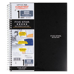 Five Star® Wirebound Quadrille Notebook, 11 x 8 1/2, 100 Sheets, Assorted