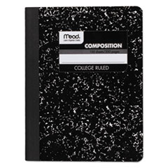 Mead® Square Deal Composition Book, Medium/College Rule, Black Cover, (100) 9.75 x 7.5 Sheets
