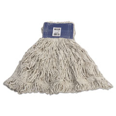 Rubbermaid® Commercial Super Stitch Blend Mop, Cotton/Synthetic, X-Large, White, 6/Carton
