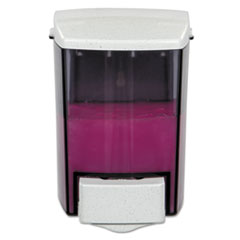 San Jamar® Oceans Soap and Hand Sanitizer Dispenser, 30 oz, 4.13 x 4.25 x 6.13, Black