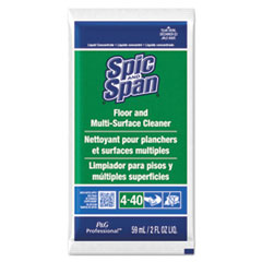 Spic and Span® Liquid Floor Cleaner, 2 oz Packet, 120/Carton