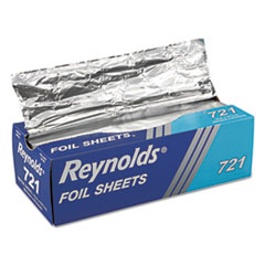 Reynolds Wrap® Pop-Up Interfolded Aluminum Foil Sheets, 12 x 10 3/4, Silver, 500/Box