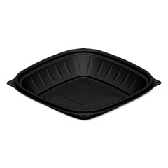Dart® PresentaBowls Pro Black Square Bowls, 24 oz, 8.5 x 8.5 x 1.8, Plastic, 63/Bag, 4 Bags/Carton