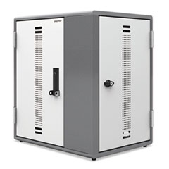 Ergotron® YES12 Charging Cabinet for Mini-Laptops, 29 x 22  x 27, Gray; White