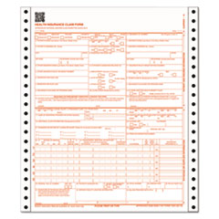 Adams® CMS Health Insurance Claim Form, Three-Part Carbonless, 9.5 x 11, 100 Forms Total