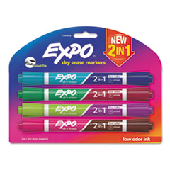 EXPO® 2-in-1 Dry Erase Markers