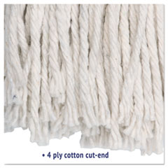 Details about   Boardwalk Premium Cut-End Wet Mop Heads Cotton 24oz White 12/Carton 224CCT 
