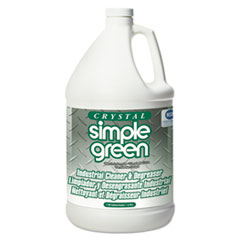 Simple Green® Crystal Industrial Cleaner/Degreaser, 1 gal Bottle, 6/Carton