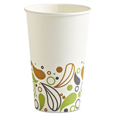 Boardwalk® Deerfield Printed Paper Hot Cups, 16 oz, 50 Cups/Sleeve, 20 Sleeves/Carton