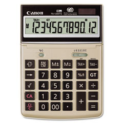 Canon® TS1200TG Desktop Calculator, 12-Digit LCD